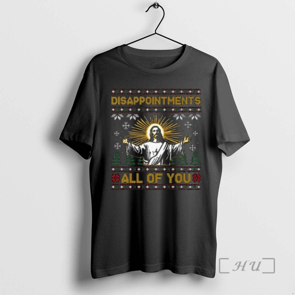Officials Disappointments All Of You Jesus Christmas Circle Black T-Shirts, Hoodie, Sweatshirt | InkNestWear.com