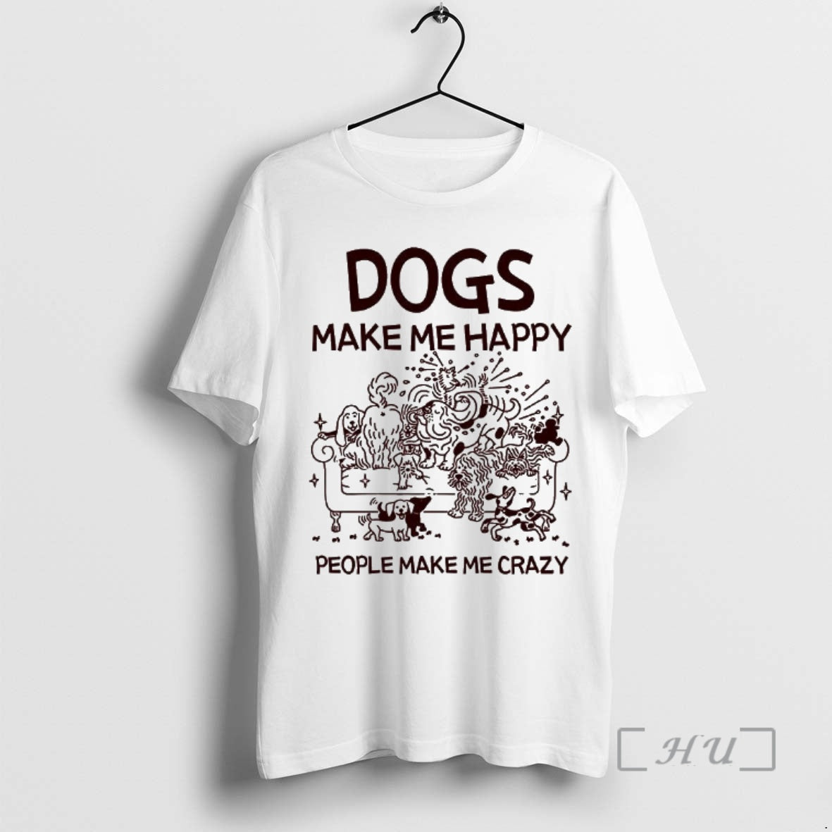 Officials Dogs Make Me Happy People Make Me Crazy Meme T-Shirts, Hoodie, Sweatshirt | InkNestWear.com