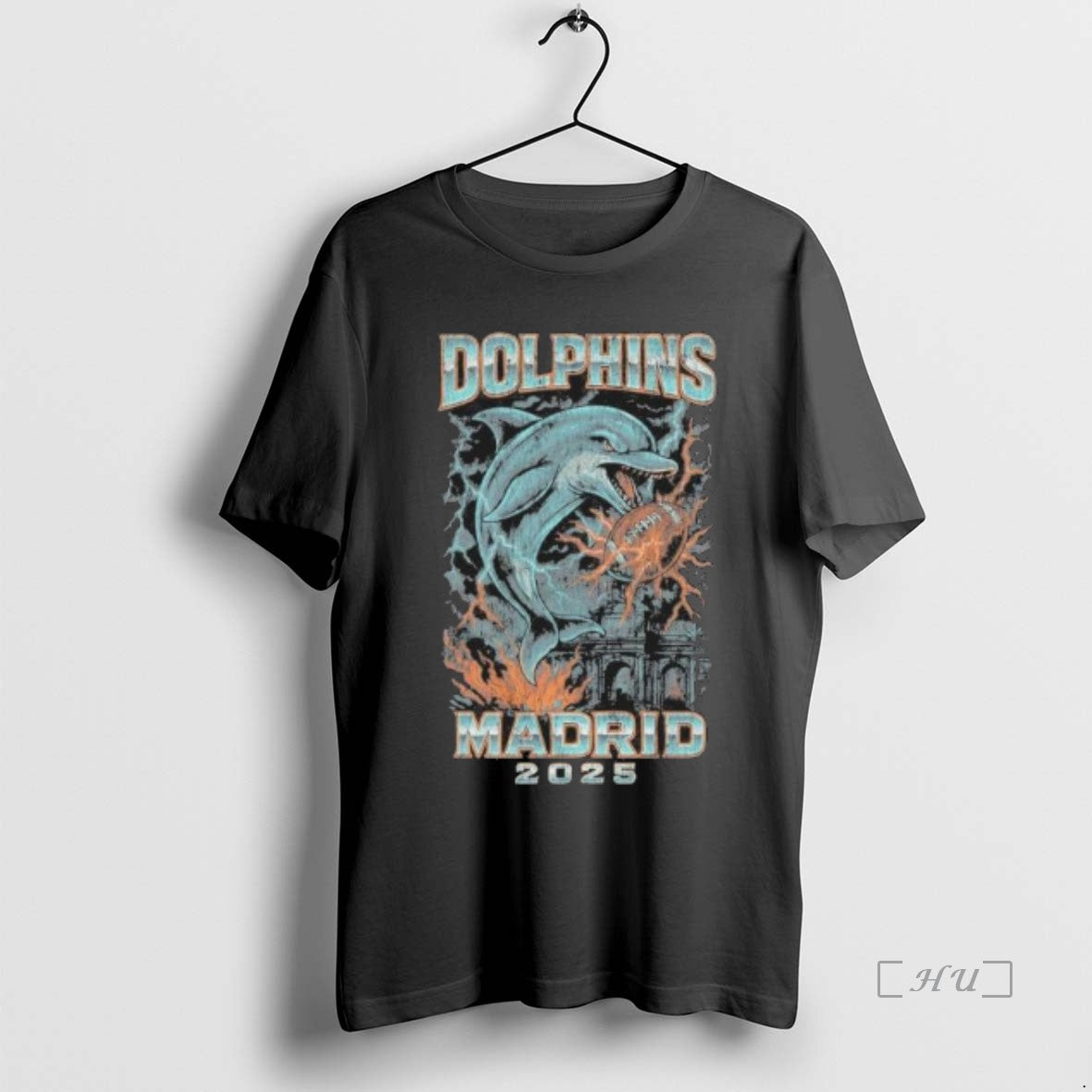 Officials Dolphins Football X Madrid 2025 Vintage Distressed T-Shirts, Hoodie, Sweatshirt | InkNestWear.com