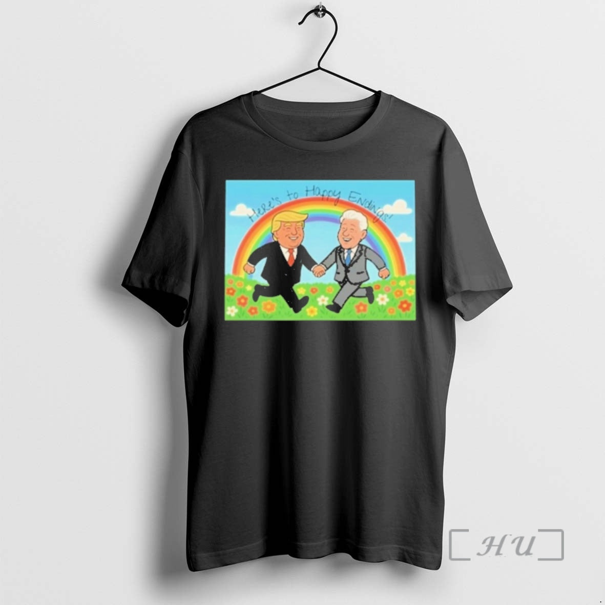 Officials Donald Trump Bill Clinton Happy Ending T-Shirts, Hoodie, Sweatshirt | InkNestWear.com