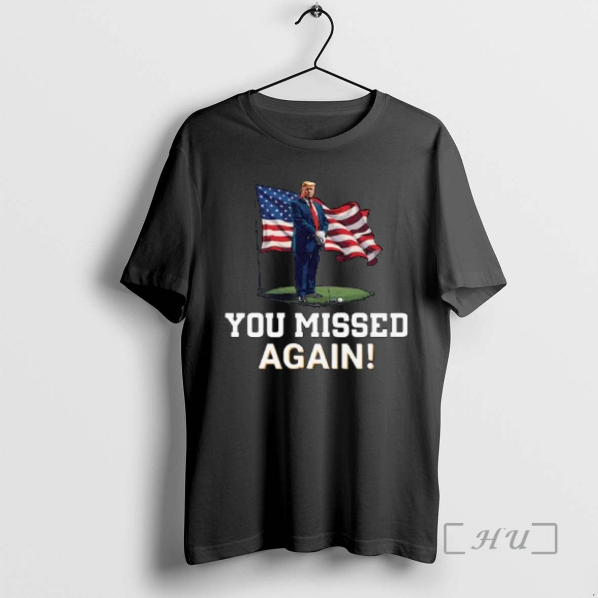 Officials Donald Trump You Missed Again Trump Second Assassination Attempt Circle Black Premium T Shirts Hoodie, Sweatshirt
