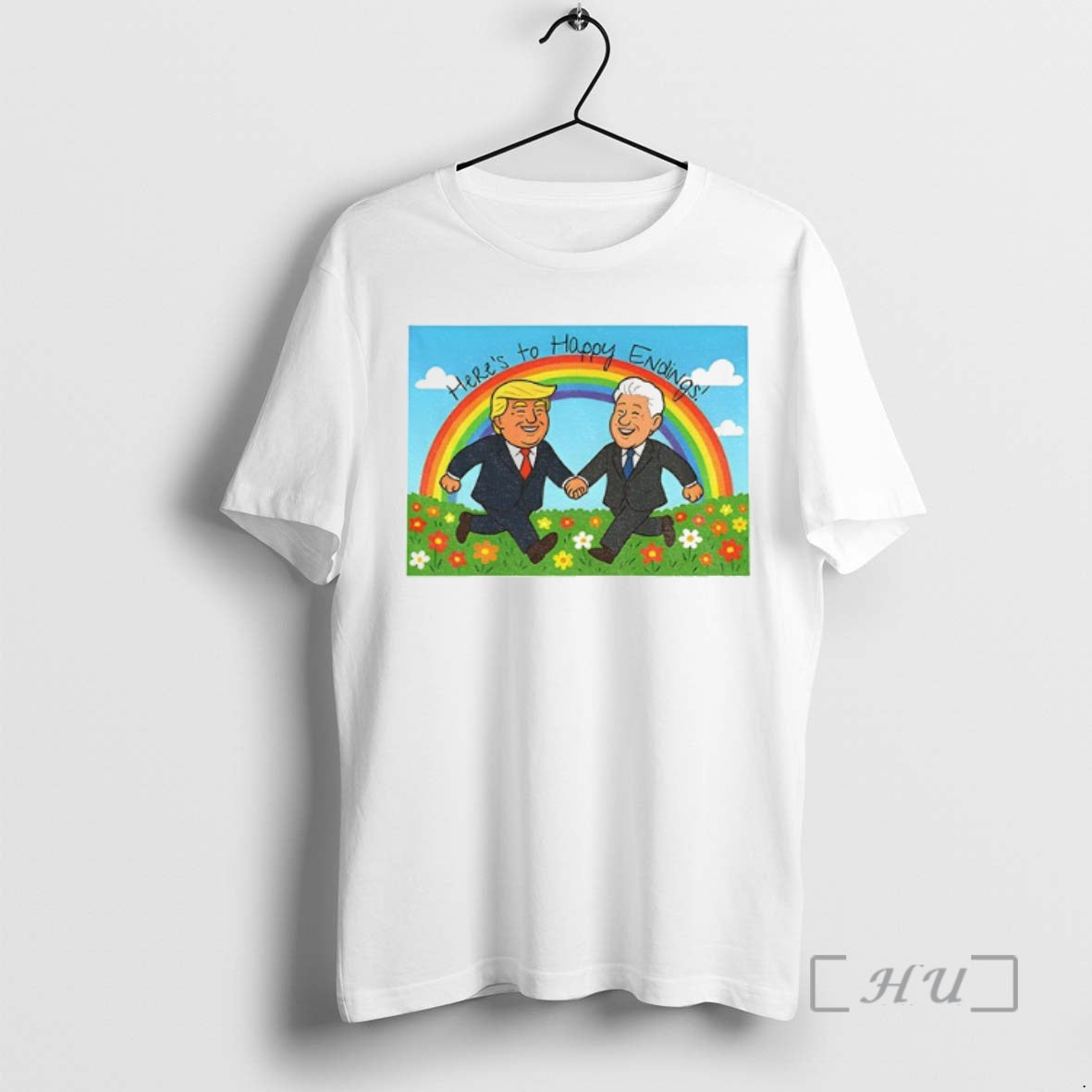 Officials Donald Trump And Bill Clinton Blowing Bubba Big Beautiful Bill Heres To Happy Endings T-Shirts, Hoodie, Sweatshirt