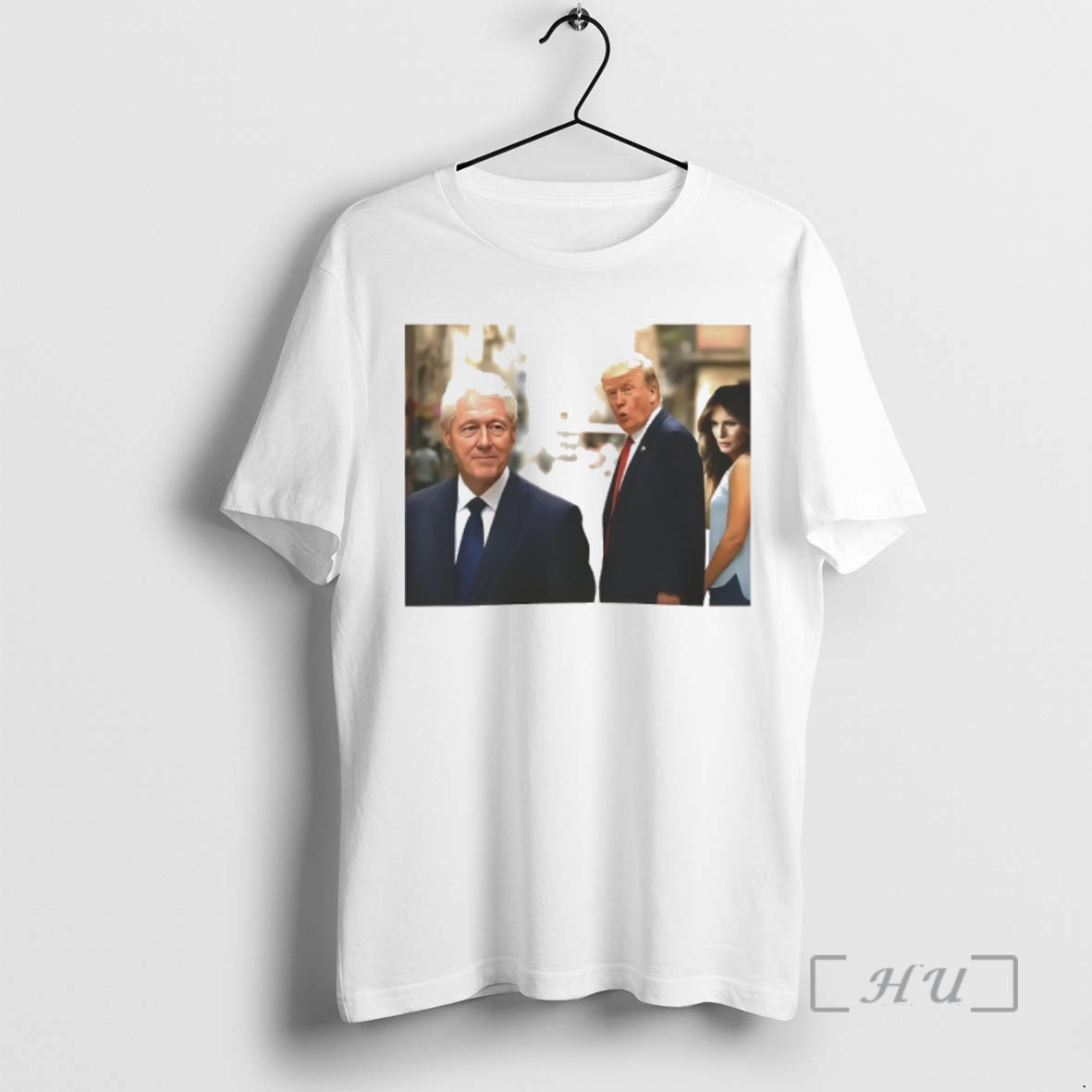 Officials Donald Trump And Bill Clinton Bubba Distracted Boyfriend Meme T-Shirts, Hoodie, Sweatshirt | InkNestWear.com