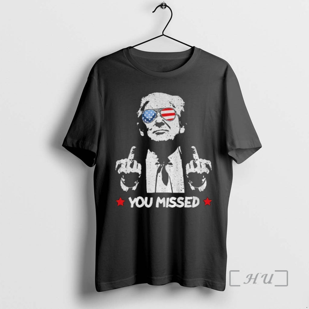 Officials Donald Trump Middle Finger Maga Republican You Missed Christmas T-Shirts, Hoodie, Sweatshirt | InkNestWear.com