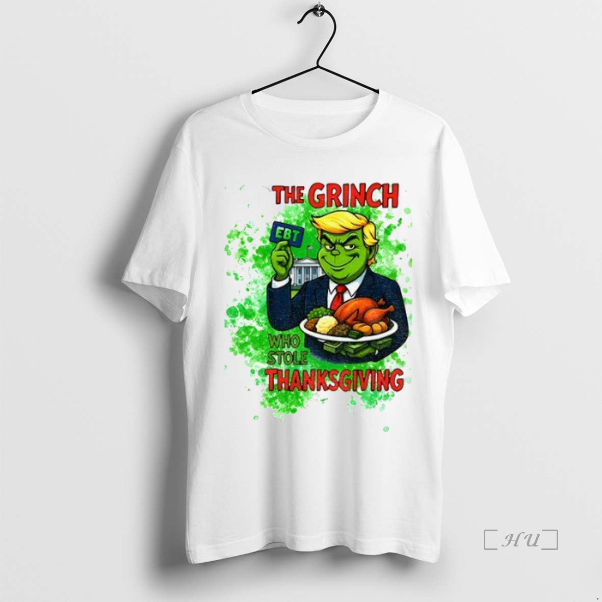 Officials Donald Trump The Grinch Who Stole Thanksgiving 2025 T-Shirts, Hoodie, Sweatshirt | InkNestWear.com