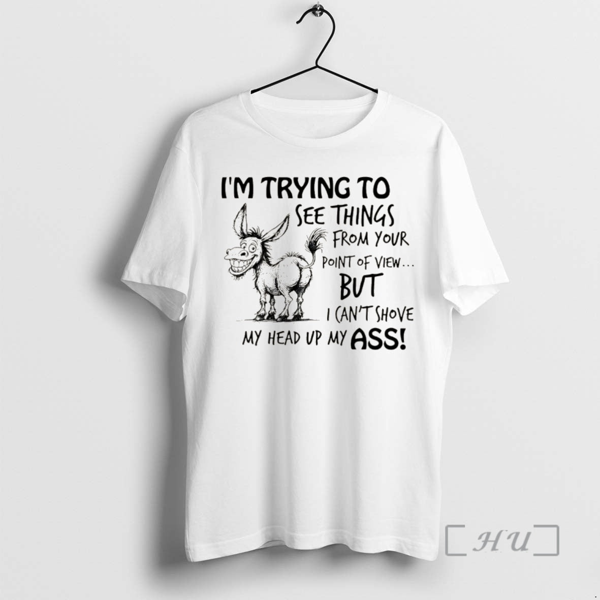Officials Donkey I Am Trying To See Things From Your Point Of View Christmas Ornaments T-Shirts, Hoodie, Sweatshirt