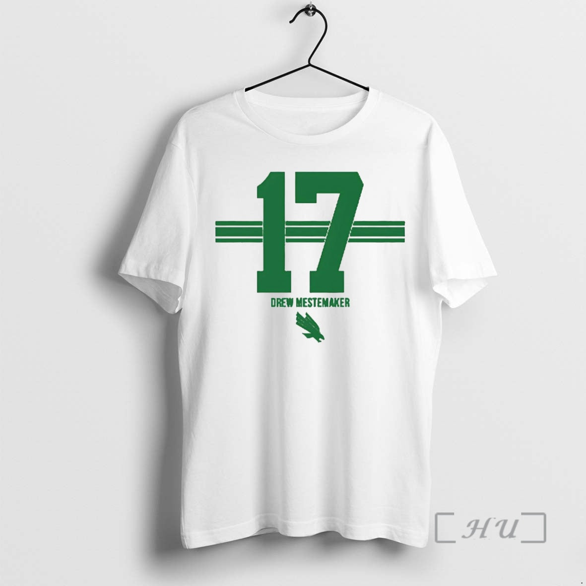 Officials Drew Mestemaker 17 Stripes North Texas Mean Green T-Shirts, Hoodie, Sweatshirt | InkNestWear.com