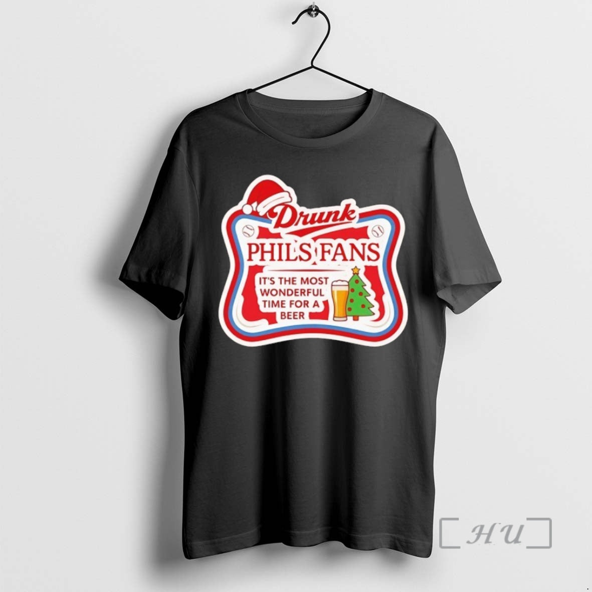 Officials Drunk Phils Fans Holiday Its The Most Wonderful Time For A Beer Premium T-Shirts, Hoodie, Sweatshirt