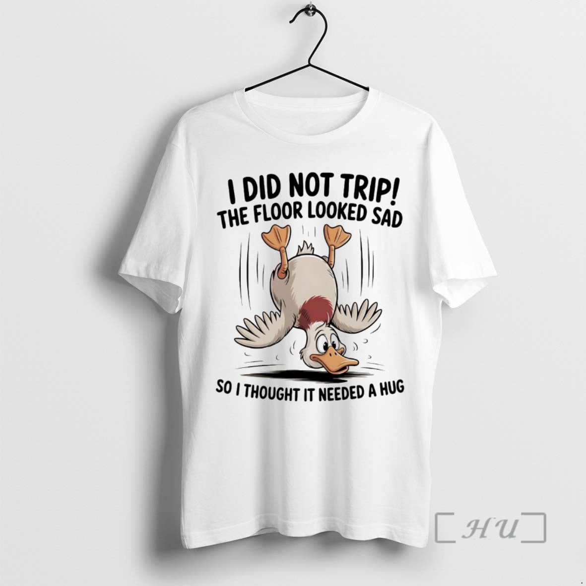 Officials Duck I Did Not Trip The Floor Looked Sad T-Shirts, Hoodie, Sweatshirt | InkNestWear.com