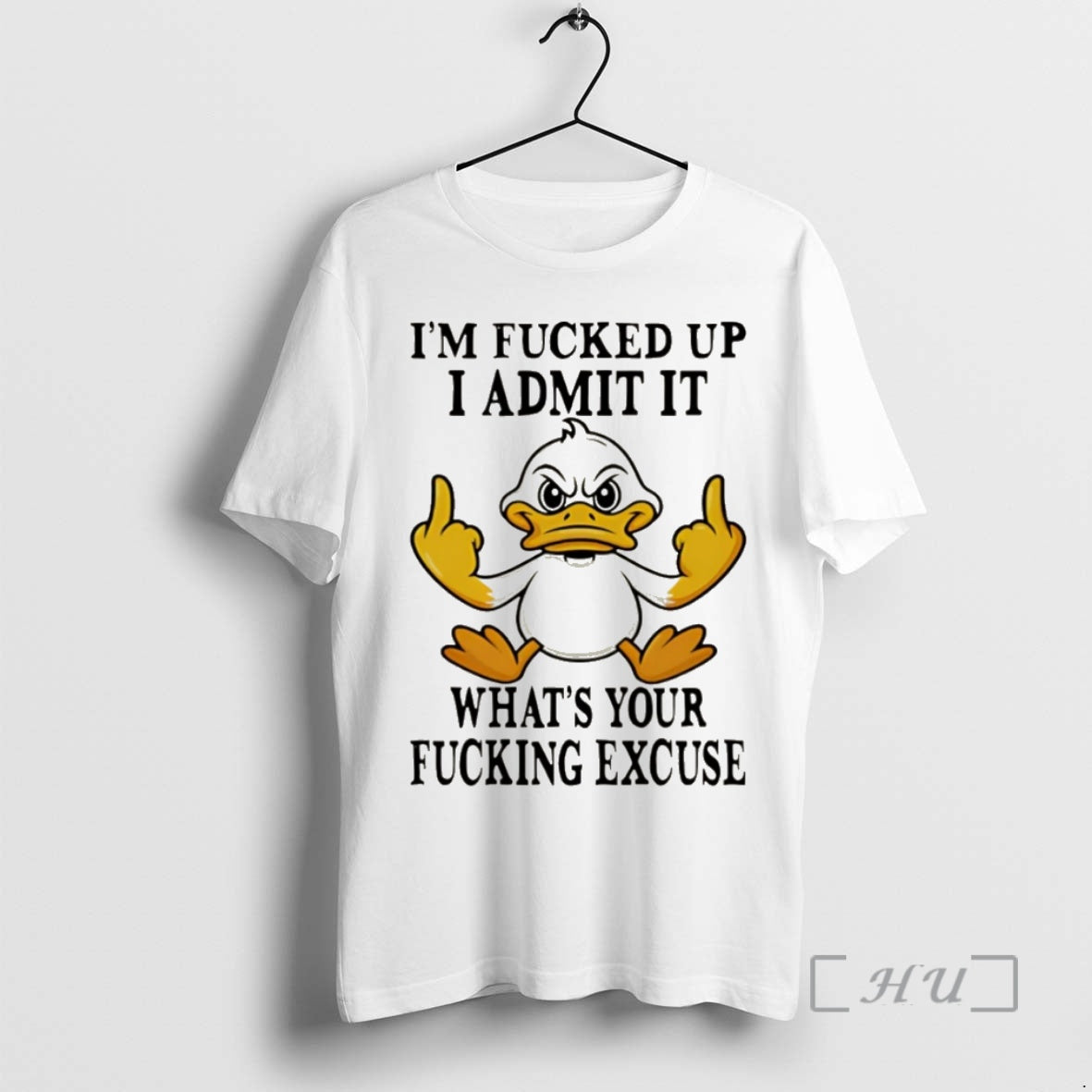 Officials Duck Im Fucked Up I Admit It What Your Fucking Excuse Christmas Premium T-Shirts, Hoodie, Sweatshirt