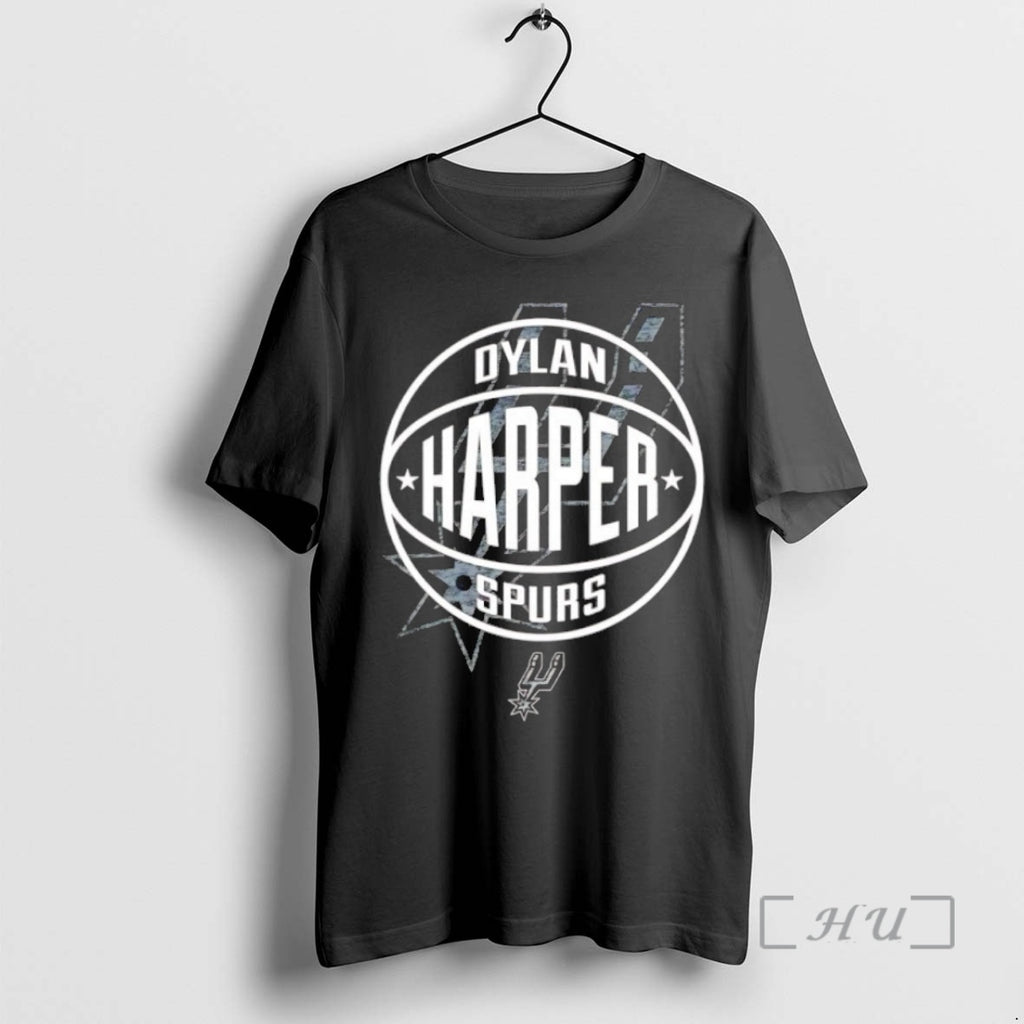 Officials Dylan Harper San Antonio Spurs Basketball Logo T-Shirts, Hoodie, Sweatshirt | InkNestWear.com