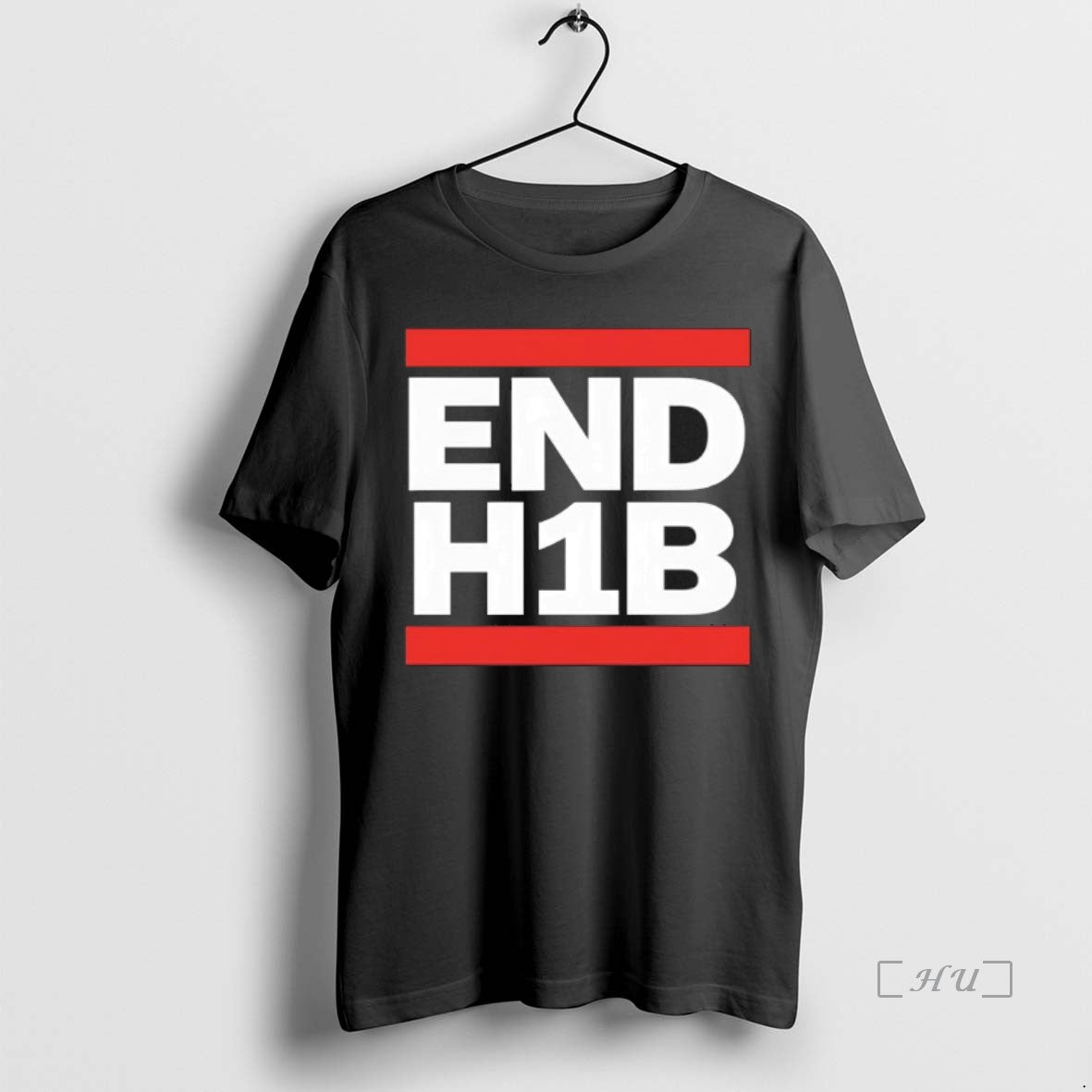 Officials End H1b Softstyle Black T-Shirts, Hoodie, Sweatshirt | InkNestWear.com