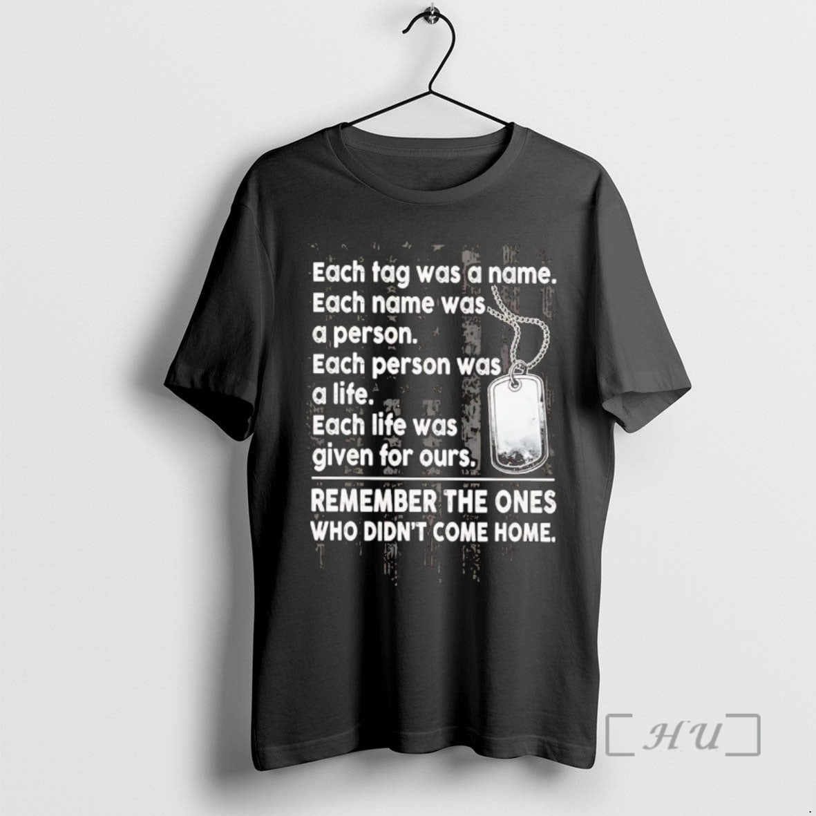 Officials Each Tag Was A Name Remember The Ones Who Didnt Come Home Premium T-Shirts, Hoodie, Sweatshirt | InkNestWear.com
