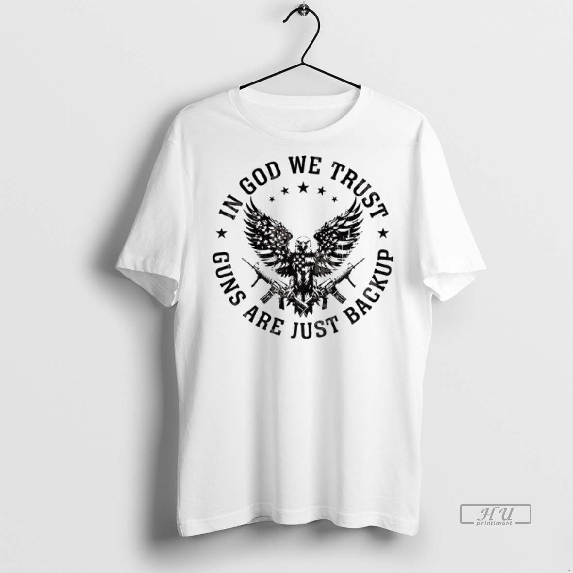 Officials Eagle Gun Independence In God We Trust Guns Are Just Backup Premium T-Shirts, Hoodie, Sweatshirt | InkNestWear.com