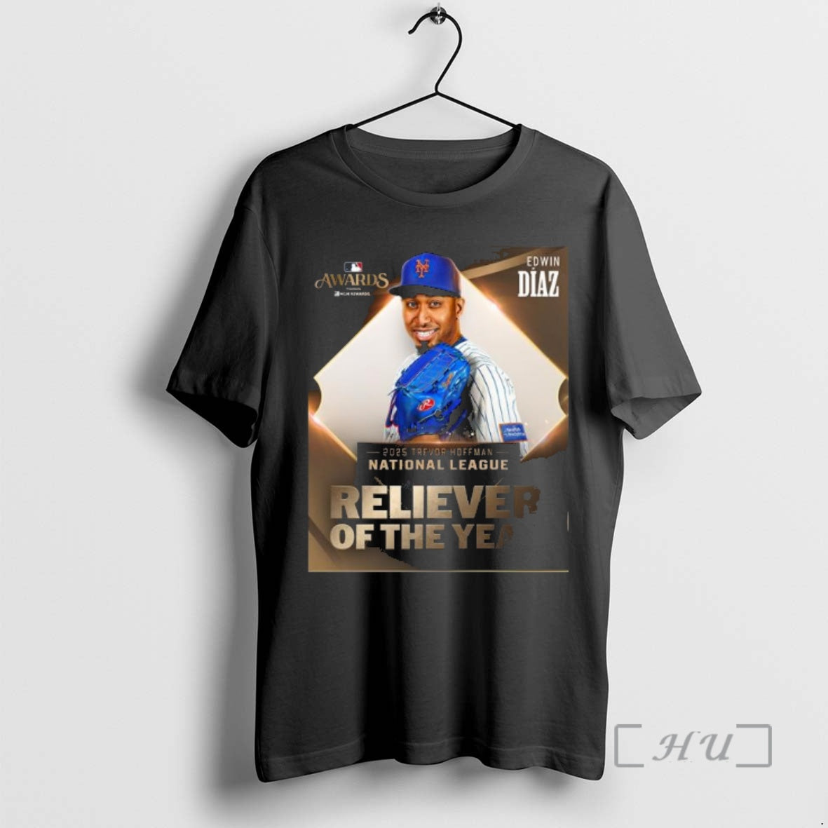 Officials Edwin Diaz 2025 Nl Reliever Of The Year T-Shirts, Hoodie, Sweatshirt | InkNestWear.com