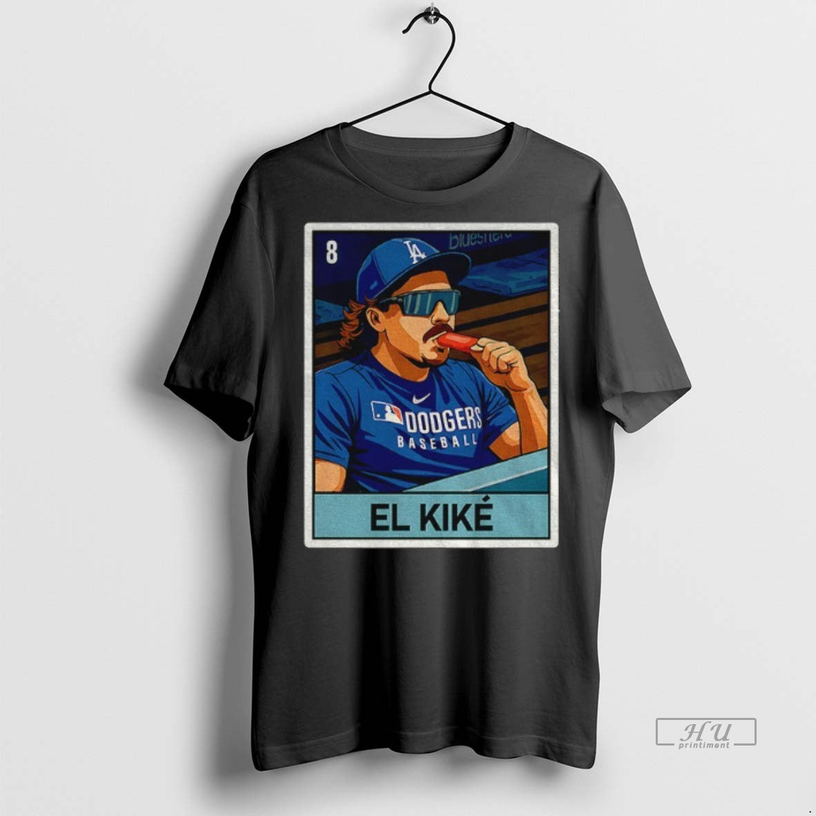Officials El Kike Enrique Hernandez Eat Hot Dog Los Angeles Dodgers Mlb Baseball 2025 Card T-Shirts, Hoodie, Sweatshirt