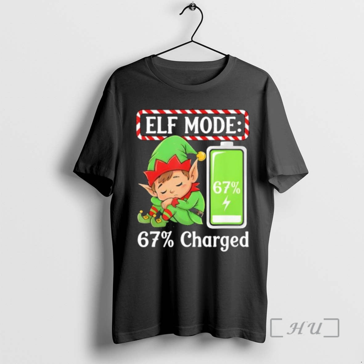Officials Elf Mode 67 Charged Funny Christmas T-Shirts, Hoodie, Sweatshirt | InkNestWear.com
