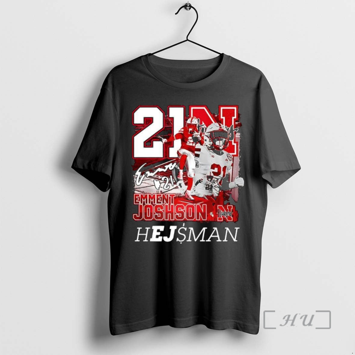 Officials Emmett Johnson Nebraska Cornhuskers Football Heisman T-Shirts, Hoodie, Sweatshirt | InkNestWear.com