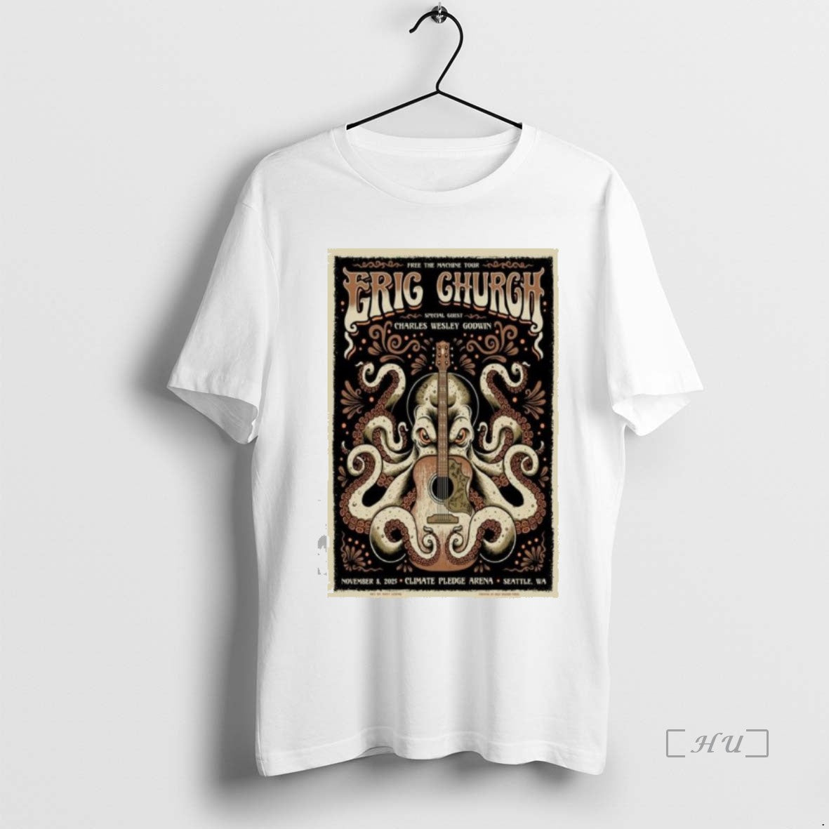 Officials Eric Church Seattle Wa November 8 2025 Concert T-Shirts, Hoodie, Sweatshirt | InkNestWear.com