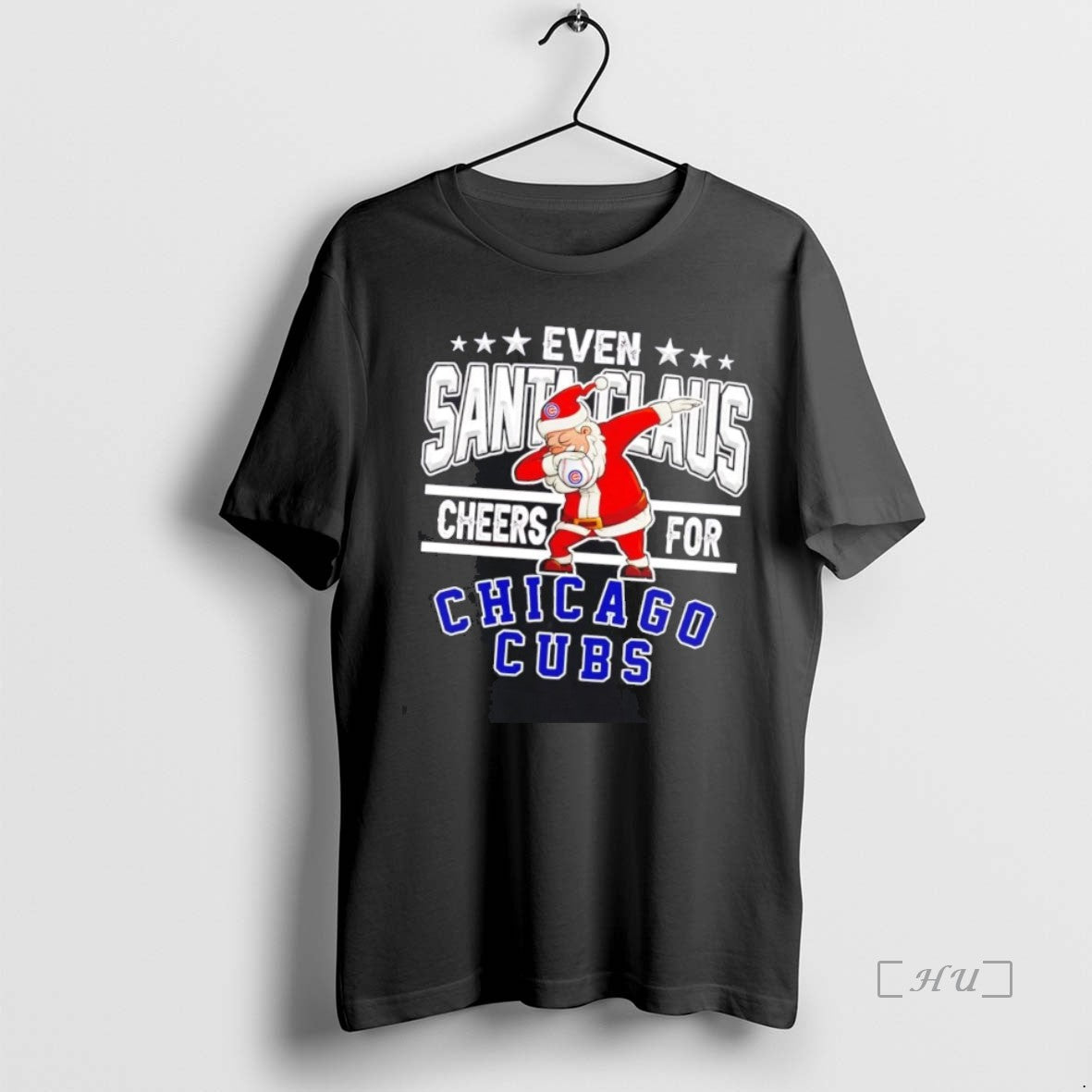 Officials Even Santa Claus Cheers For Chicago Cubs Christmas T-Shirts, Hoodie, Sweatshirt | InkNestWear.com