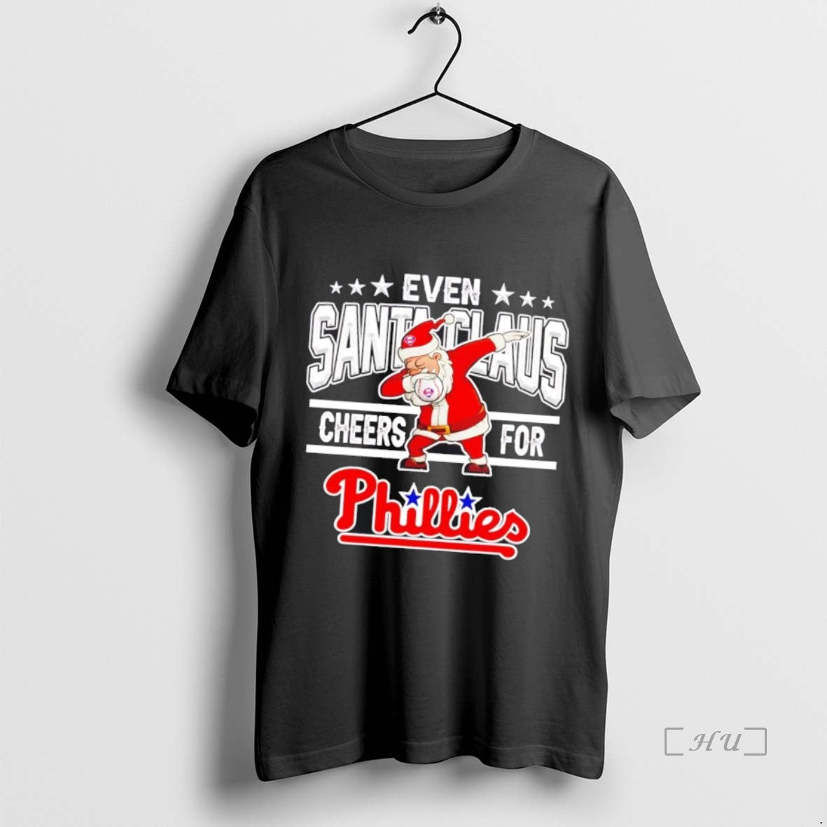 Officials Even Santa Claus Cheers For Philadelphia Phillies Christmas T-Shirts, Hoodie, Sweatshirt | InkNestWear.com