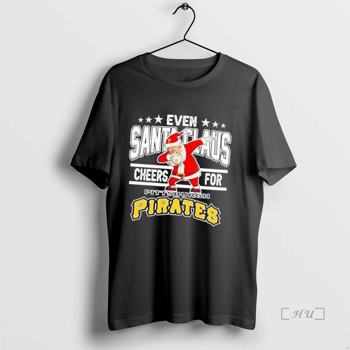 Officials Even Santa Claus Cheers For Pittsburgh Pirates Christmas T-Shirts, Hoodie, Sweatshirt | InkNestWear.com