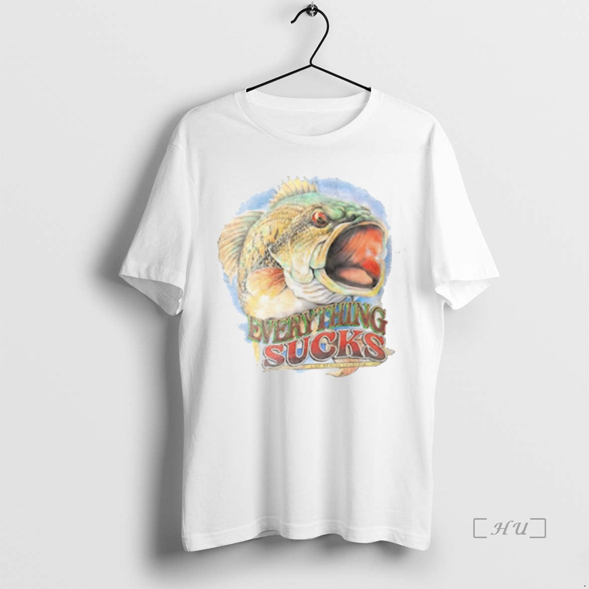 Officials Everything Sucks Fishing Vintage T-Shirts, Hoodie, Sweatshirt | InkNestWear.com