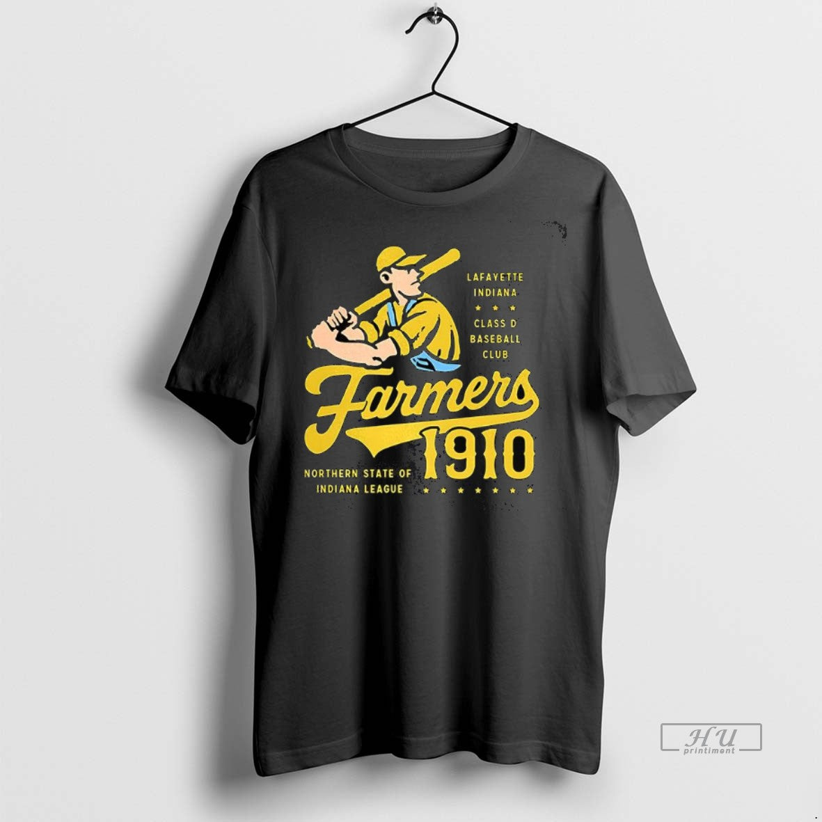 Officials Farmers Class D Basseball Cub Lafayette Indiana Est 1910 Logo Retro Premium T-Shirts, Hoodie, Sweatshirt