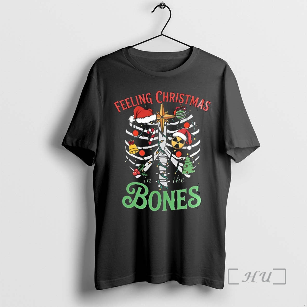 Officials Feeling Christmas In The Bones Ribcage T-Shirts, Hoodie, Sweatshirt | InkNestWear.com