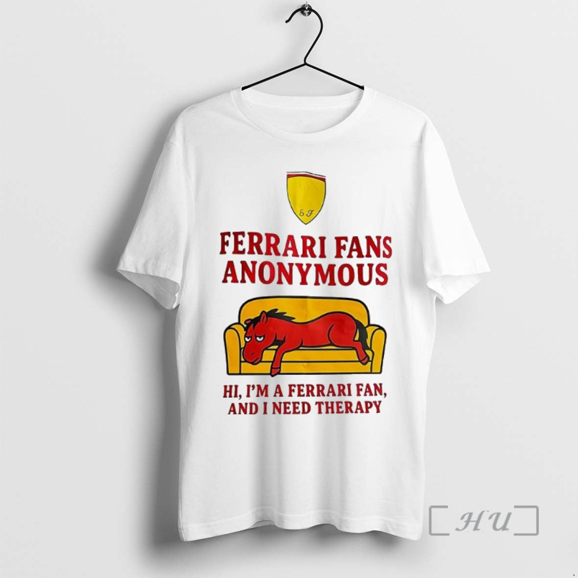 Officials Ferrari Fans Anonymous Hi Im A Ferrari Fan T-Shirts, Hoodie, Sweatshirt | InkNestWear.com