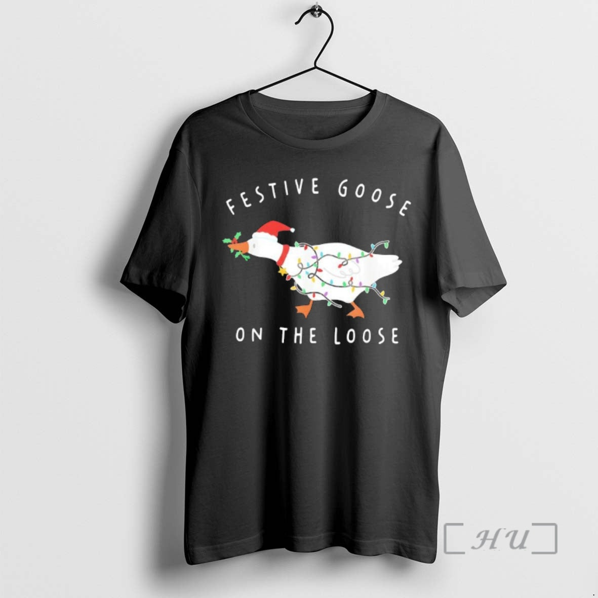 Officials Festive Goose On The Loose Christmas T-Shirts, Hoodie, Sweatshirt | InkNestWear.com