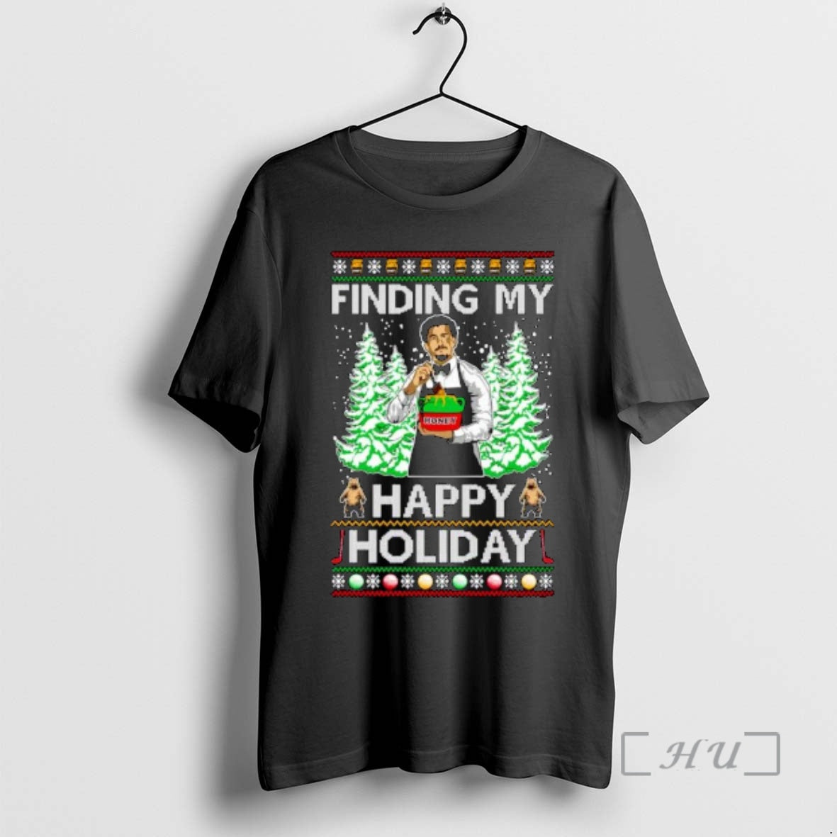 Officials Finding My Happy Holiday Ugly Christmas Ornaments T-Shirts, Hoodie, Sweatshirt | InkNestWear.com