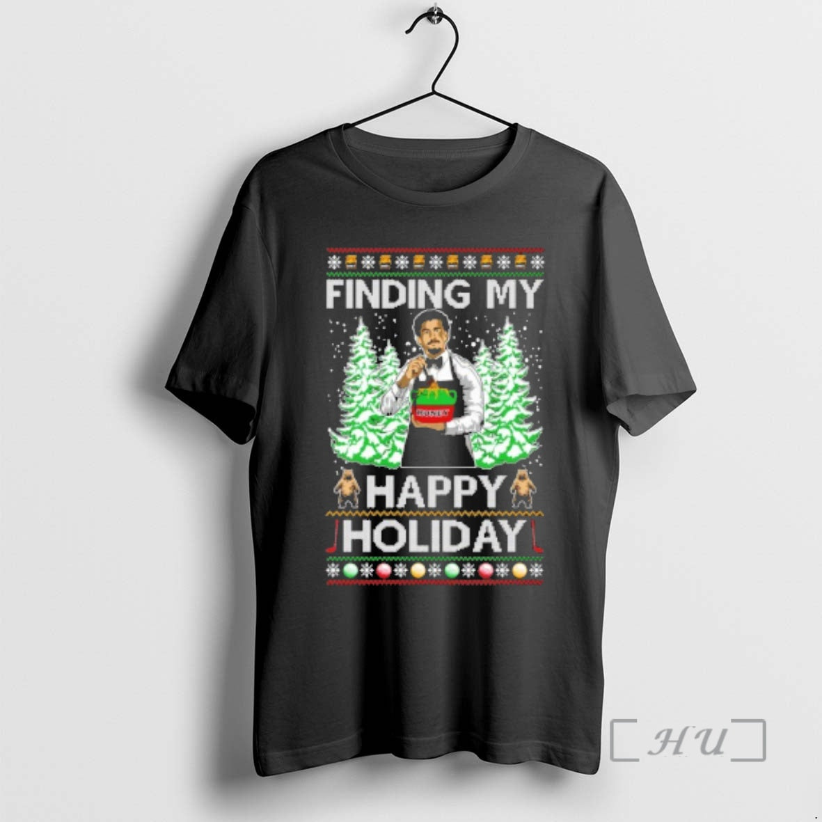 Officials Finding My Happy Holiday Ugly Christmas Sweat T-Shirts, Hoodie, Sweatshirt | InkNestWear.com