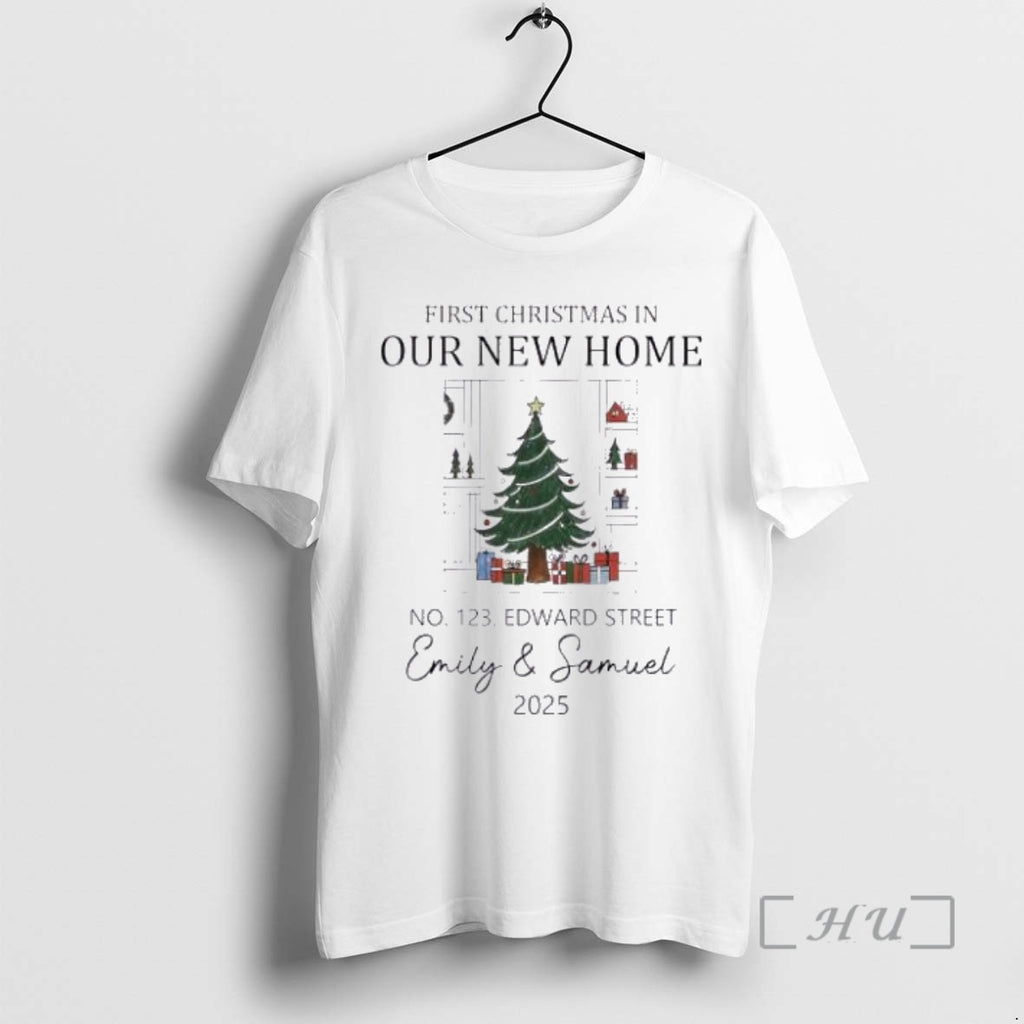 Officials First Christmas In Our New Home Ornaments Ornaments White T-Shirts, Hoodie, Sweatshirt | InkNestWear.com