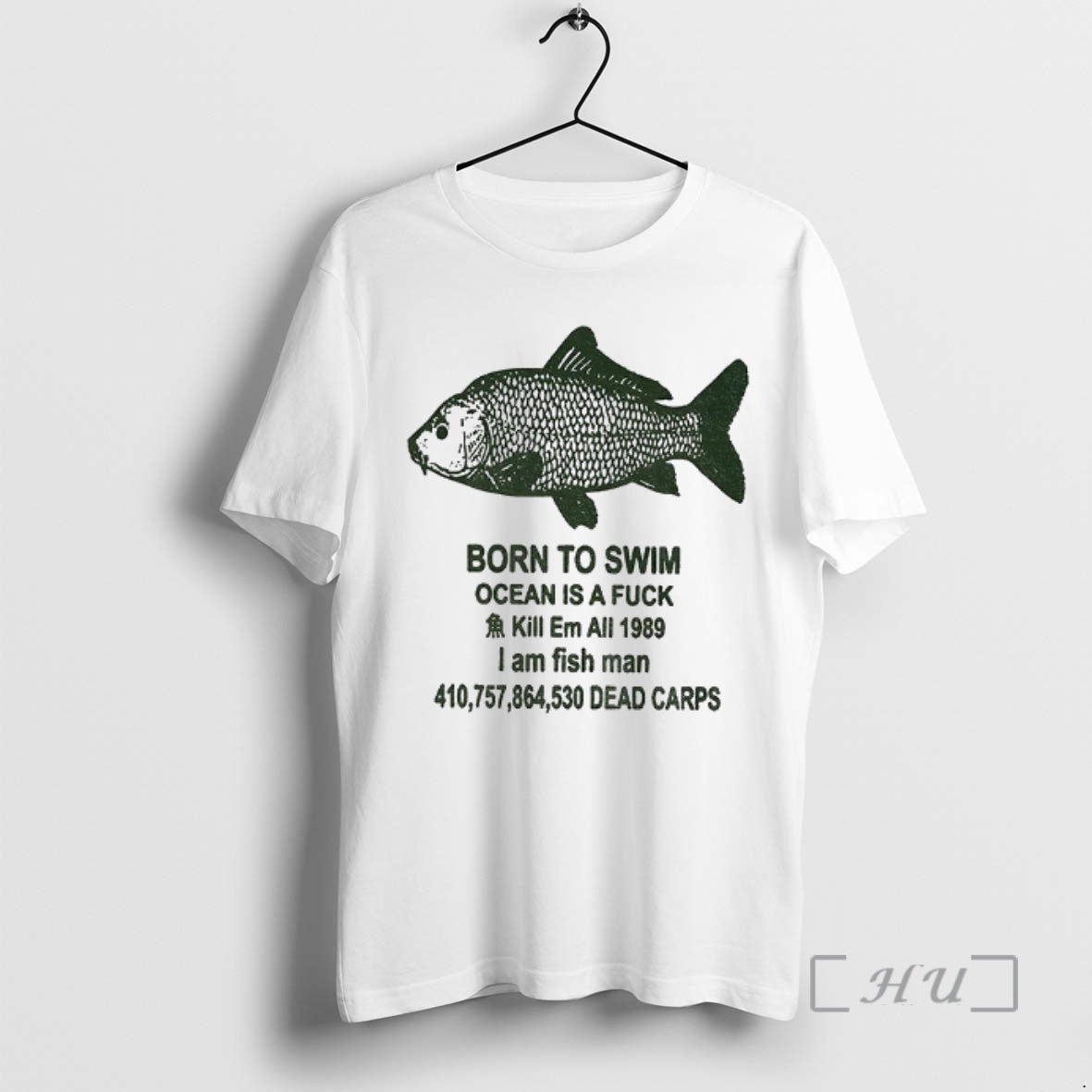 Officials Fish Born To Swim Ocean Is A Fuck Kill Em All 1989 I Am T-Shirts, Hoodie, Sweatshirt | InkNestWear.com