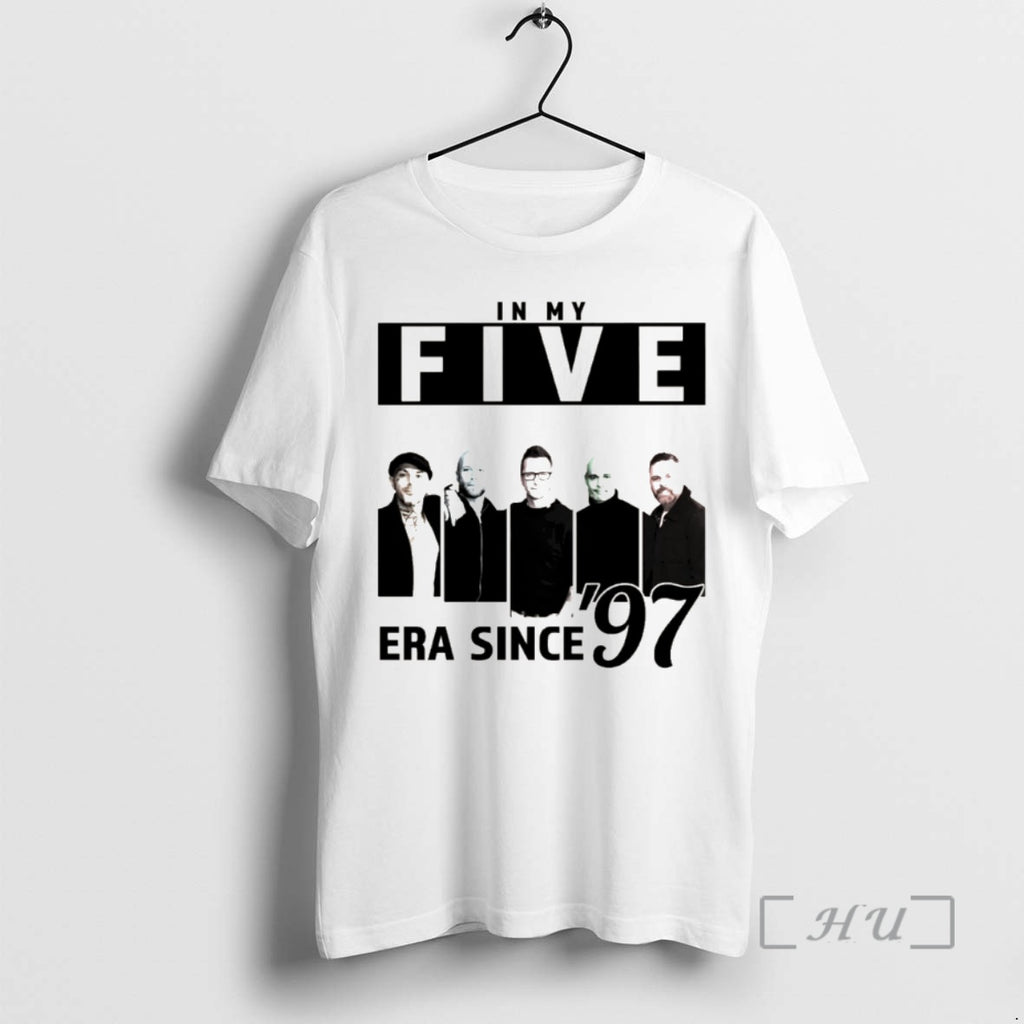 Officials Five Boyband In My Five Era Since 97 Concert T-Shirts, Hoodie, Sweatshirt | InkNestWear.com