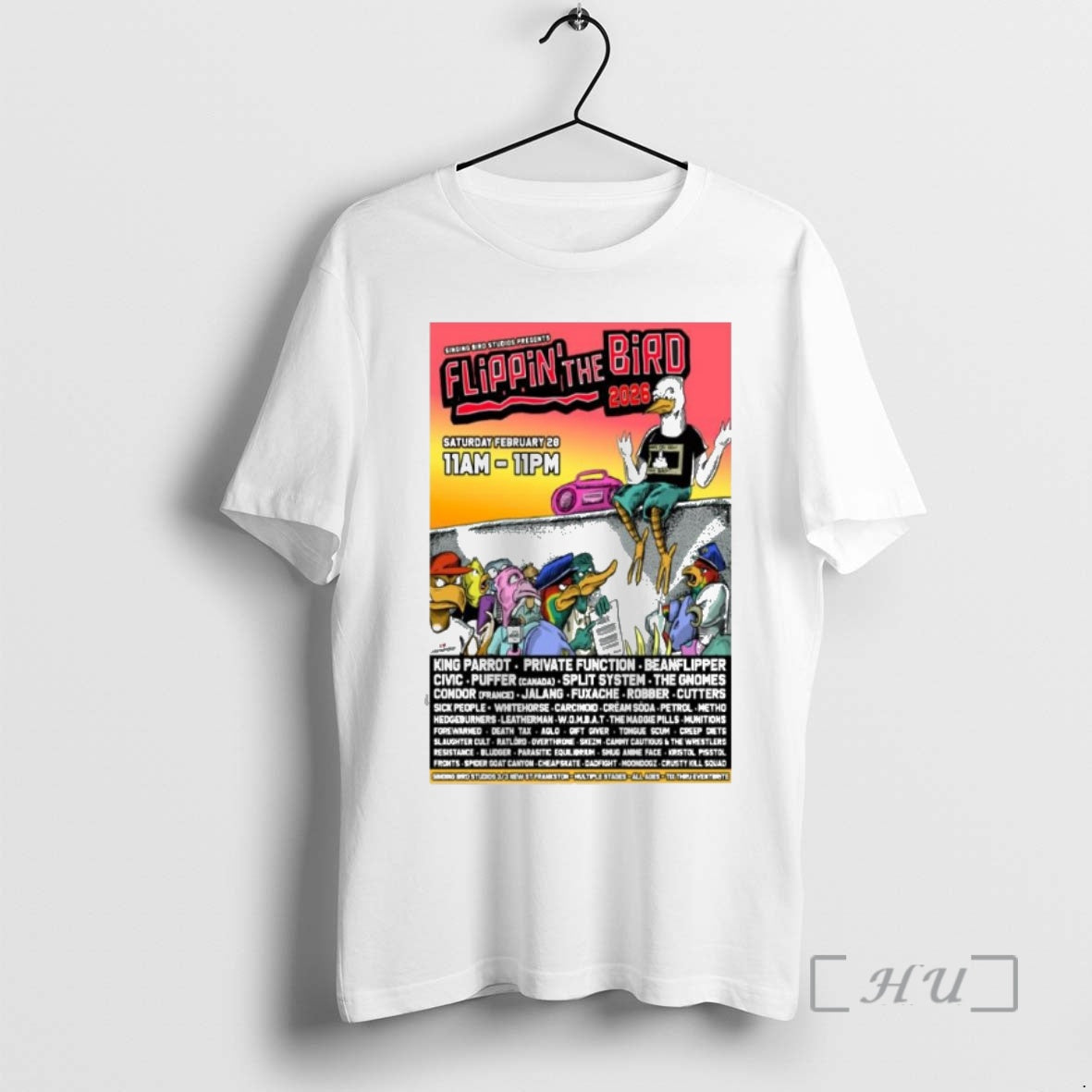 Officials Flippin The Bird Festival February 28 2026 Event T-Shirts, Hoodie, Sweatshirt | InkNestWear.com