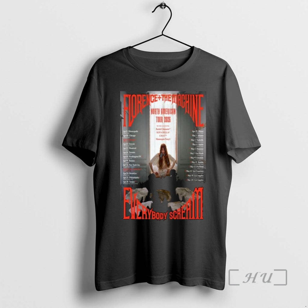 Officials Florence The Machine North American Tour 2026 T-Shirts, Hoodie, Sweatshirt | InkNestWear.com