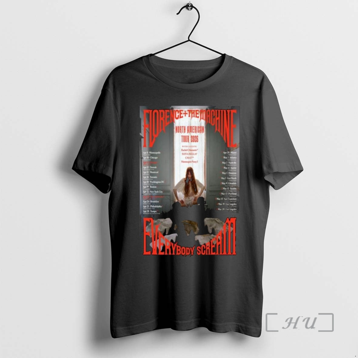 Officials Florence The Machine North American Tour 2026 T-Shirts, Hoodie, Sweatshirt | InkNestWear.com