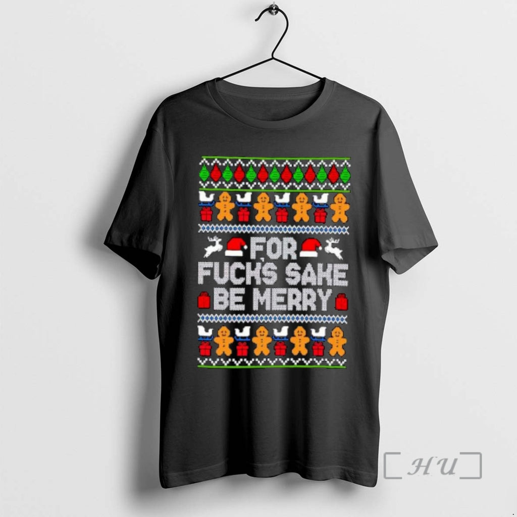 Officials For Fucks Sake Be Merry Ugly Christmas Ornaments T-Shirts, Hoodie, Sweatshirt | InkNestWear.com