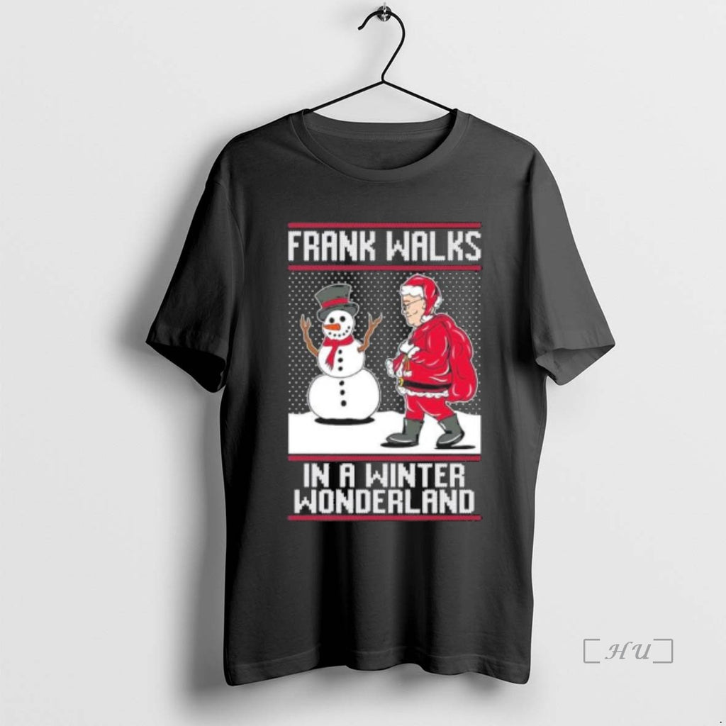 Officials Frank Walks In A Winter Wonderland Chrsitmas T-Shirts, Hoodie, Sweatshirt | InkNestWear.com