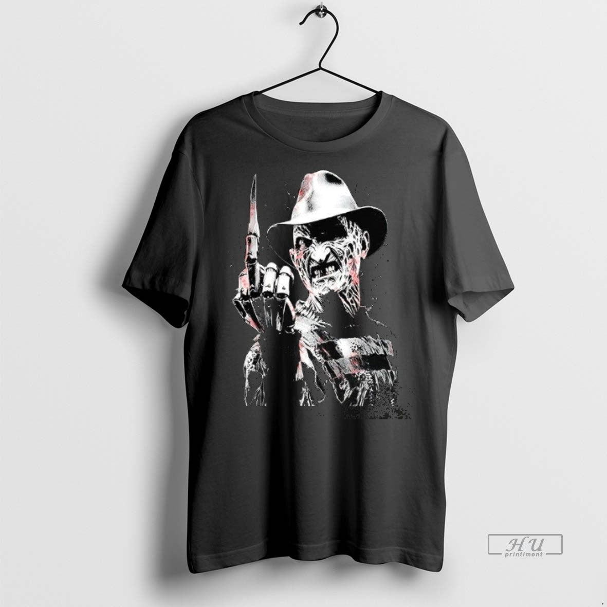 Officials Freddy Krueger Middle Finger A Nightmare On Elm Street Character Horror Halloween T-Shirts, Hoodie, Sweatshirt