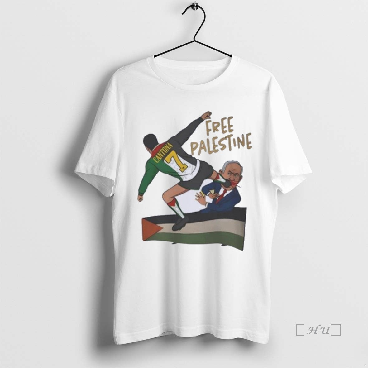Officials Free Palestine Eric Cantona Kung Fu Kick T-Shirts, Hoodie, Sweatshirt | InkNestWear.com