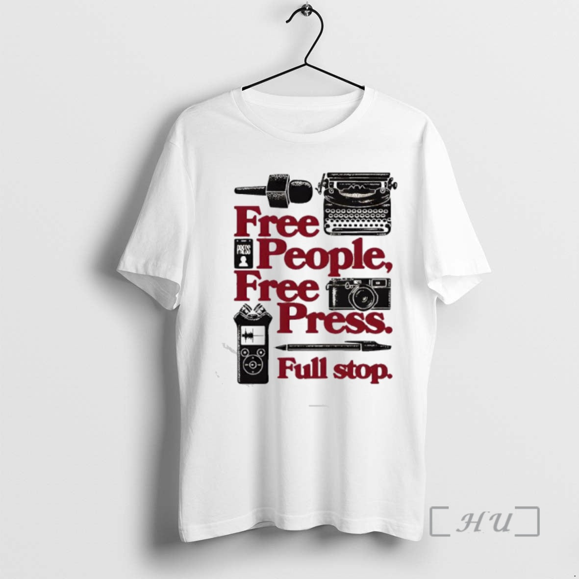Officials Free People Free Press Full Stop T-Shirts, Hoodie, Sweatshirt | InkNestWear.com