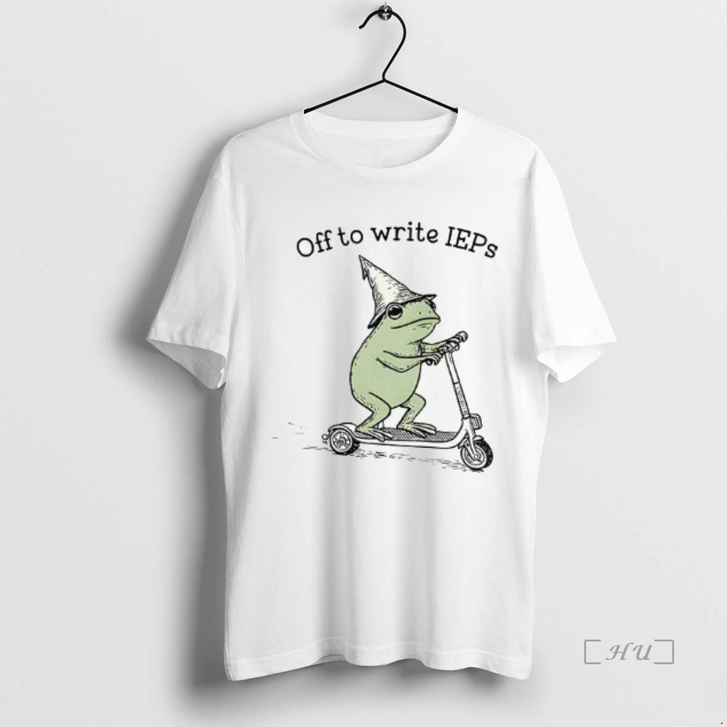 Officials Frog Scooter Off To Write Ieps T-Shirts, Hoodie, Sweatshirt | InkNestWear.com