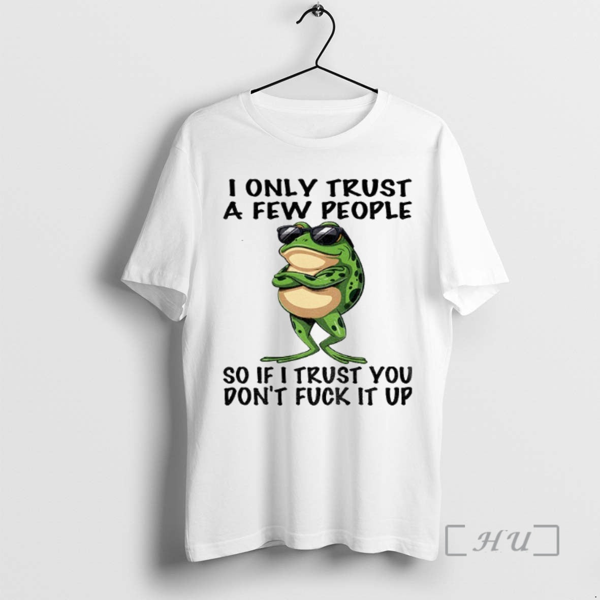 Officials Frog Wearing Glass I Only Trust A Few People So If I Trust You T-Shirts, Hoodie, Sweatshirt | InkNestWear.com