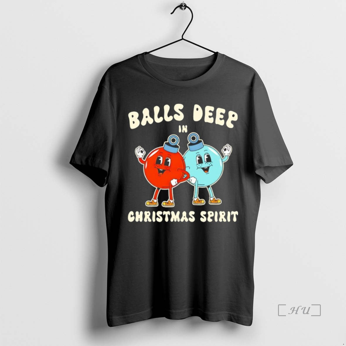 Officials Funny Balls Deep In Christmas Spirit T-Shirts, Hoodie, Sweatshirt | InkNestWear.com