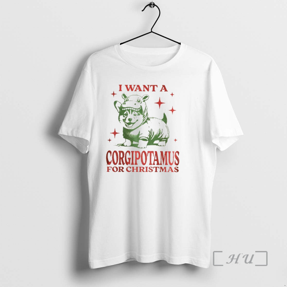 Officials Funny Corgi Christmas I Want A Corgipotamus For Christmas T-Shirts, Hoodie, Sweatshirt | InkNestWear.com