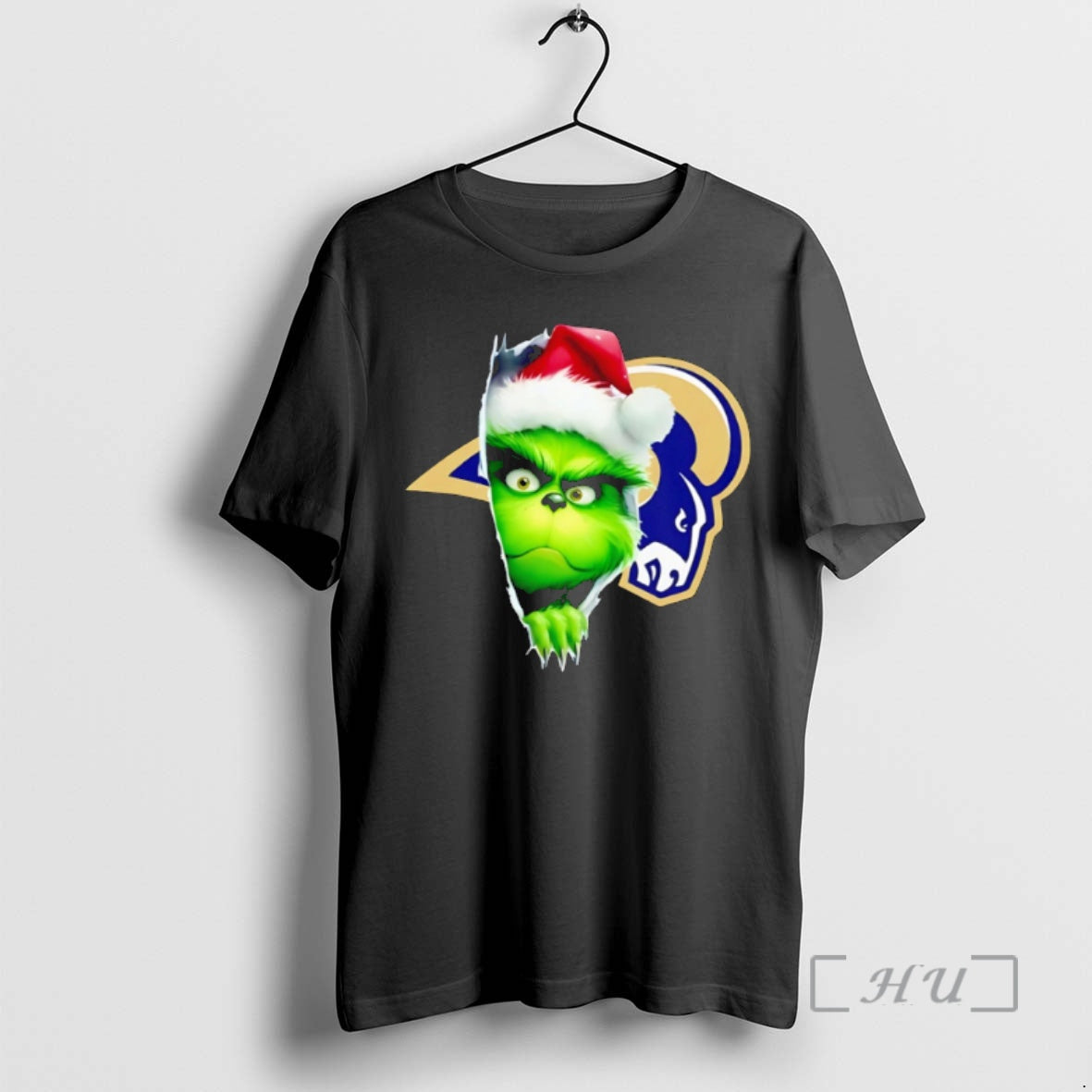 Officials Funny Grinch Peeking Through La Rams T-Shirts, Hoodie, Sweatshirt