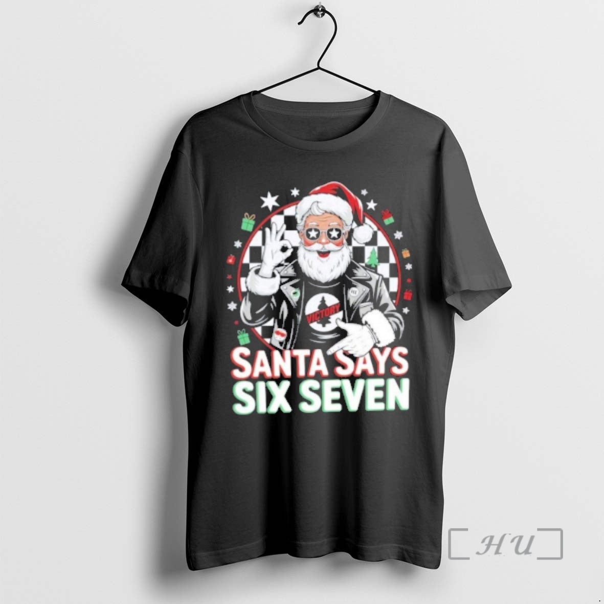 Officials Funny Santa Says Six Seven Christmas Meme T-Shirts, Hoodie, Sweatshirt | InkNestWear.com